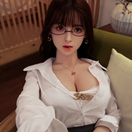 娃娃伴侣--纯欲女友-夕薇 硅胶头植发158cm实体娃娃（口爱+口爱吮吸+发声+加温）